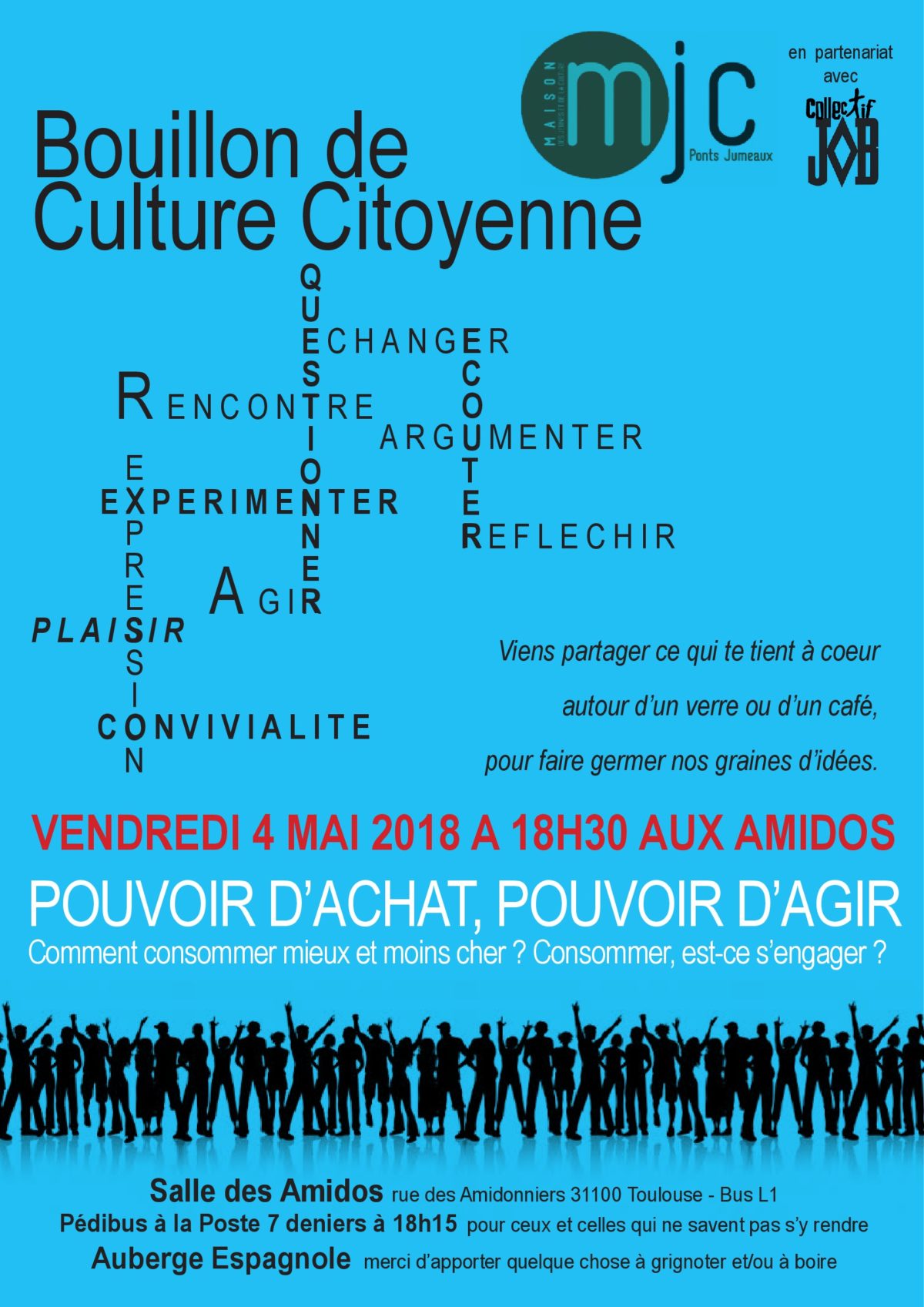 Bouillon de culture citoyenne – Vendredi 4 mai à 18h30