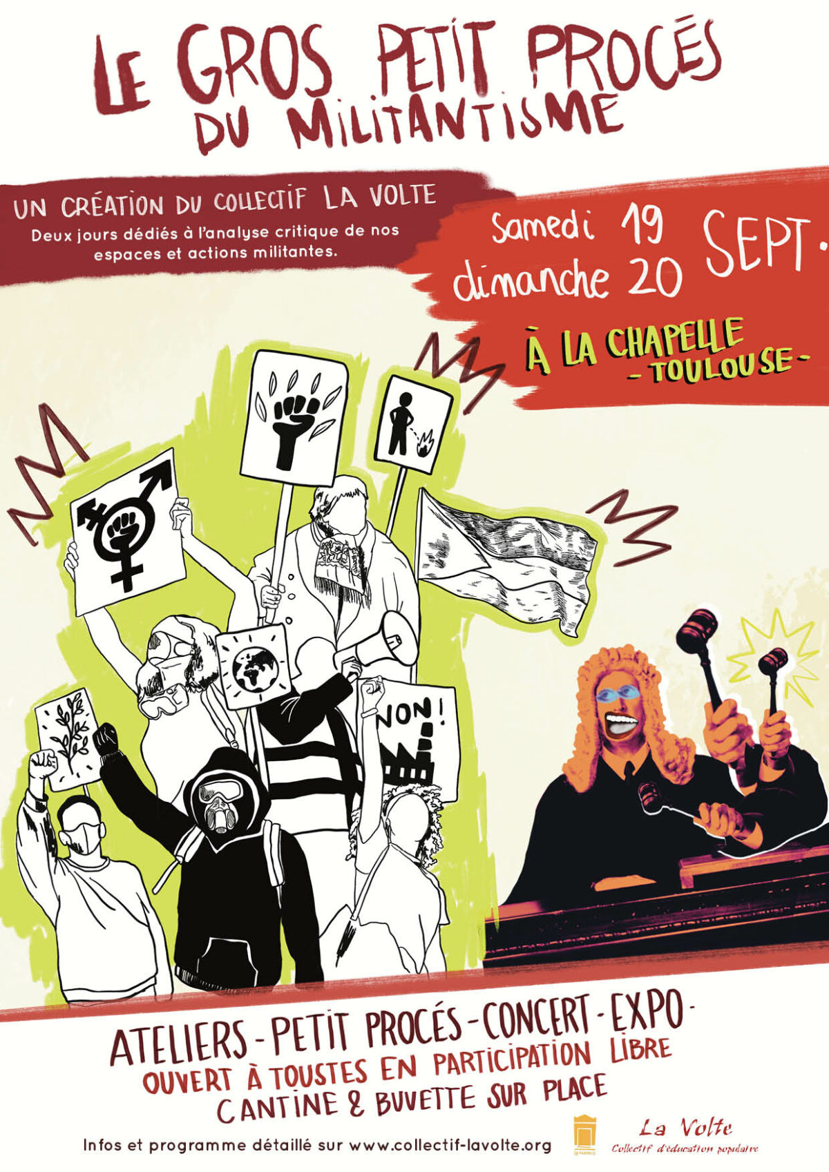 Le petit procès du militantisme – Acte II – 19 & 20 septembre 2026