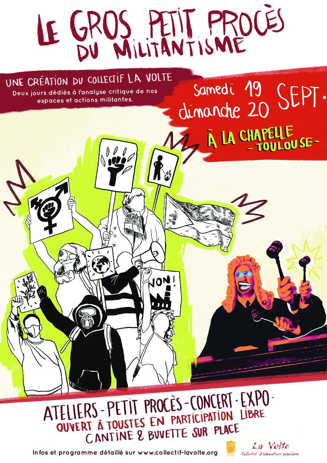 Le petit procès du militantisme – Acte II – 19 & 20 septembre 2026