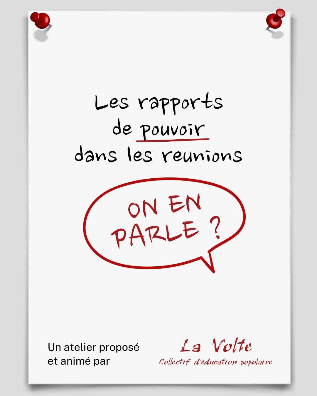 Atelier : Les rapports de pouvoir dans nos collectifs (3&4 juin, Montpellier)